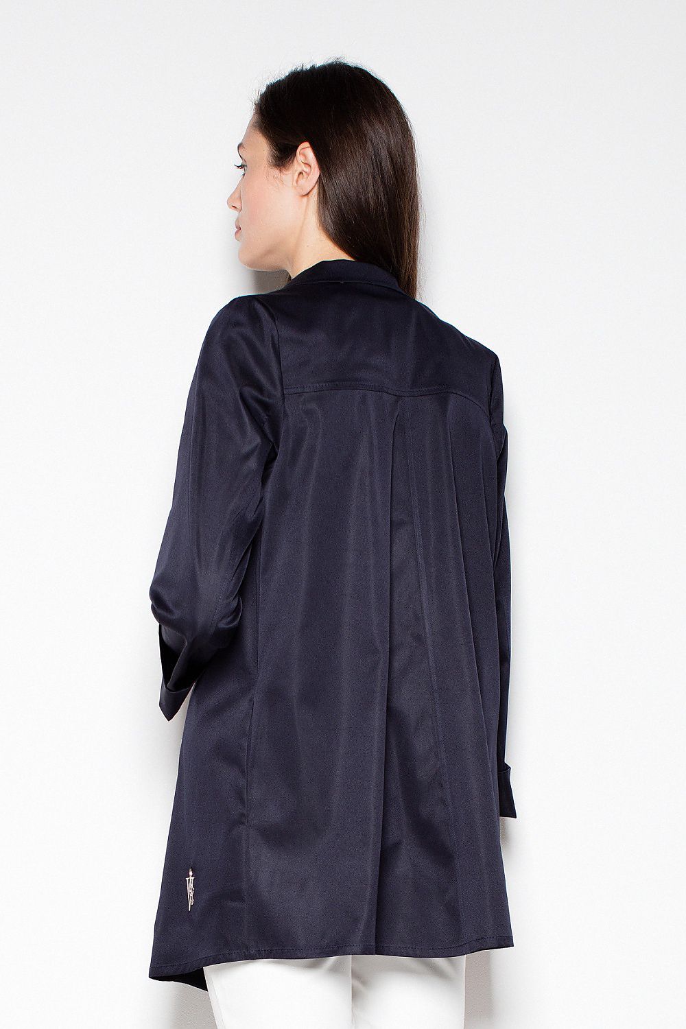 navy blue coat alternate angle