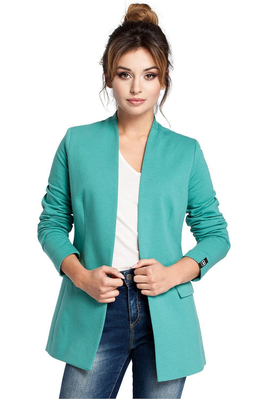 elegant european knit jacket - versatile, stylish & luxurious for men and women front view
