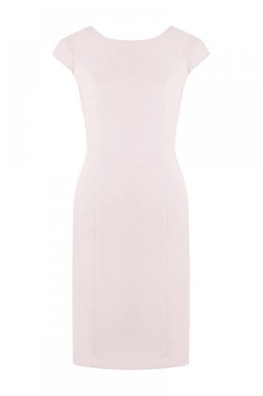 pink cocktail dress front view