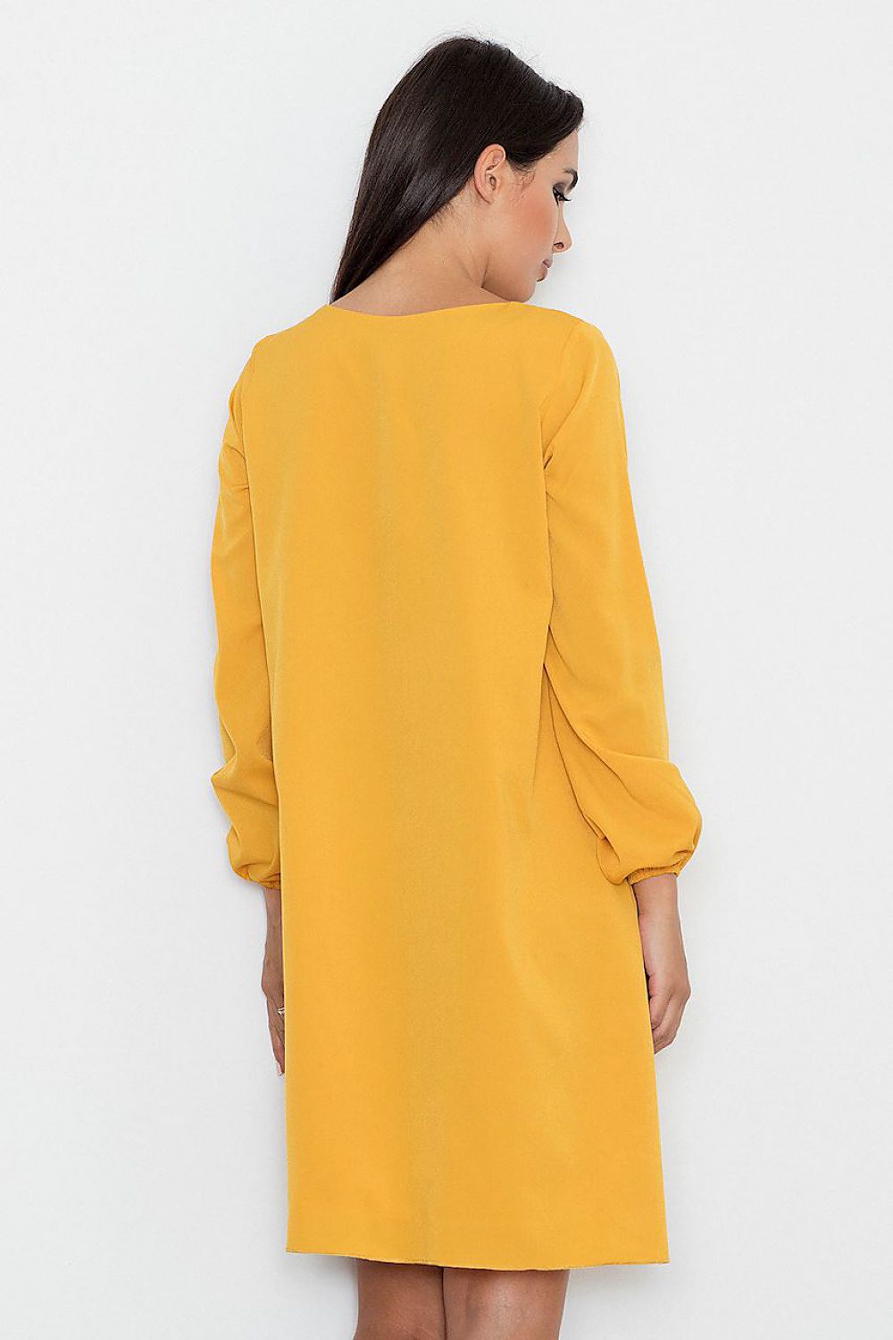 yellow day dress alternate angle