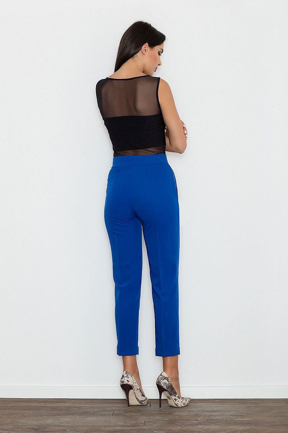 blue women trousers alternate angle