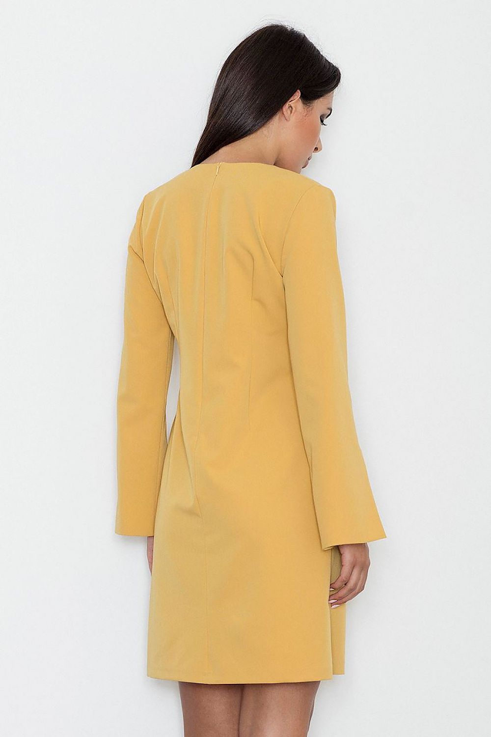 yellow day dress alternate angle