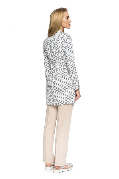 white belted mini coat alternate angle