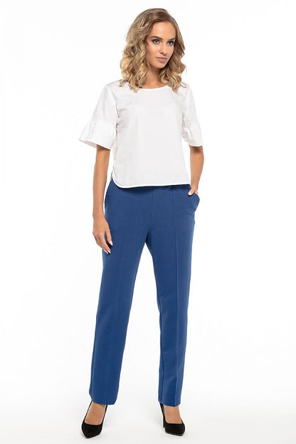 blue women trousers alternate angle