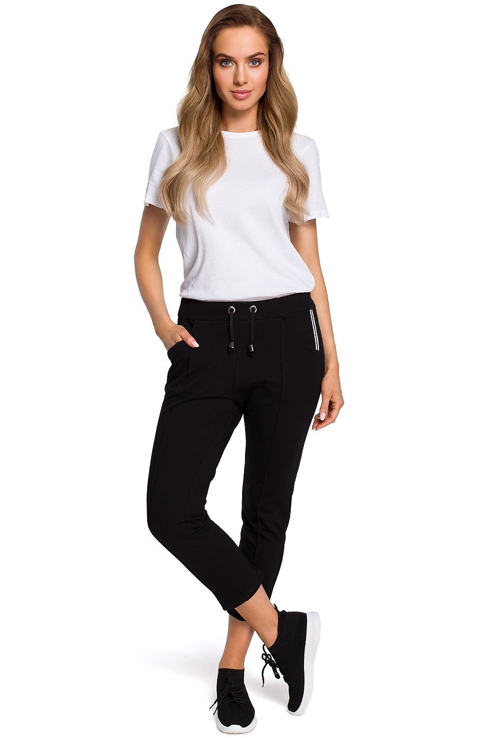 black women trousers front view