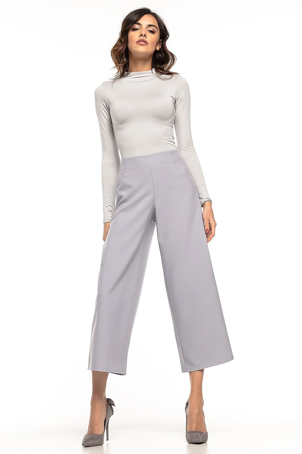 grey women trousers front view