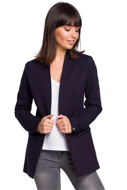 navy blue jacket front view