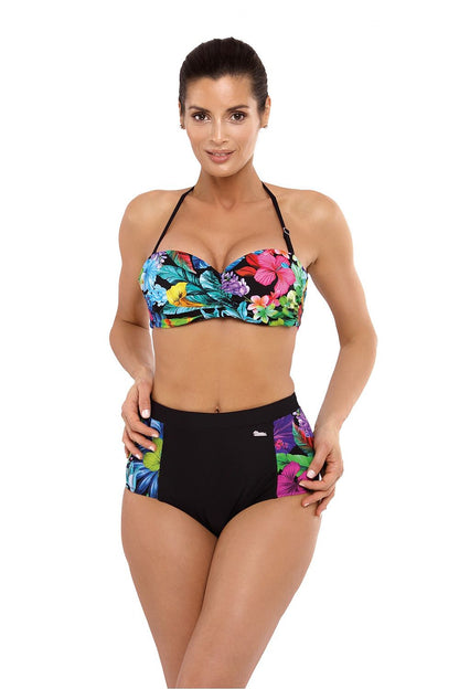 blue mini swimsuit two piece view 10