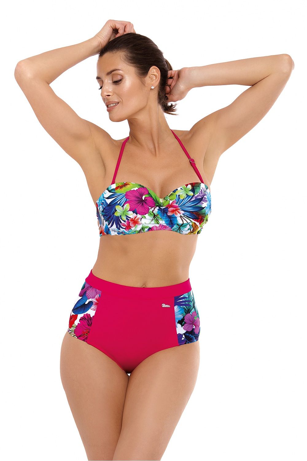 blue mini swimsuit two piece view 13