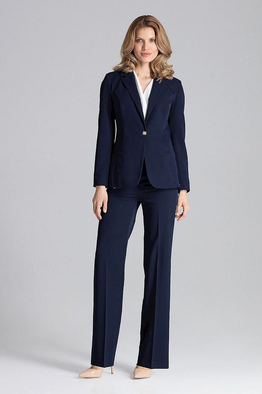 navy blue jacket front view