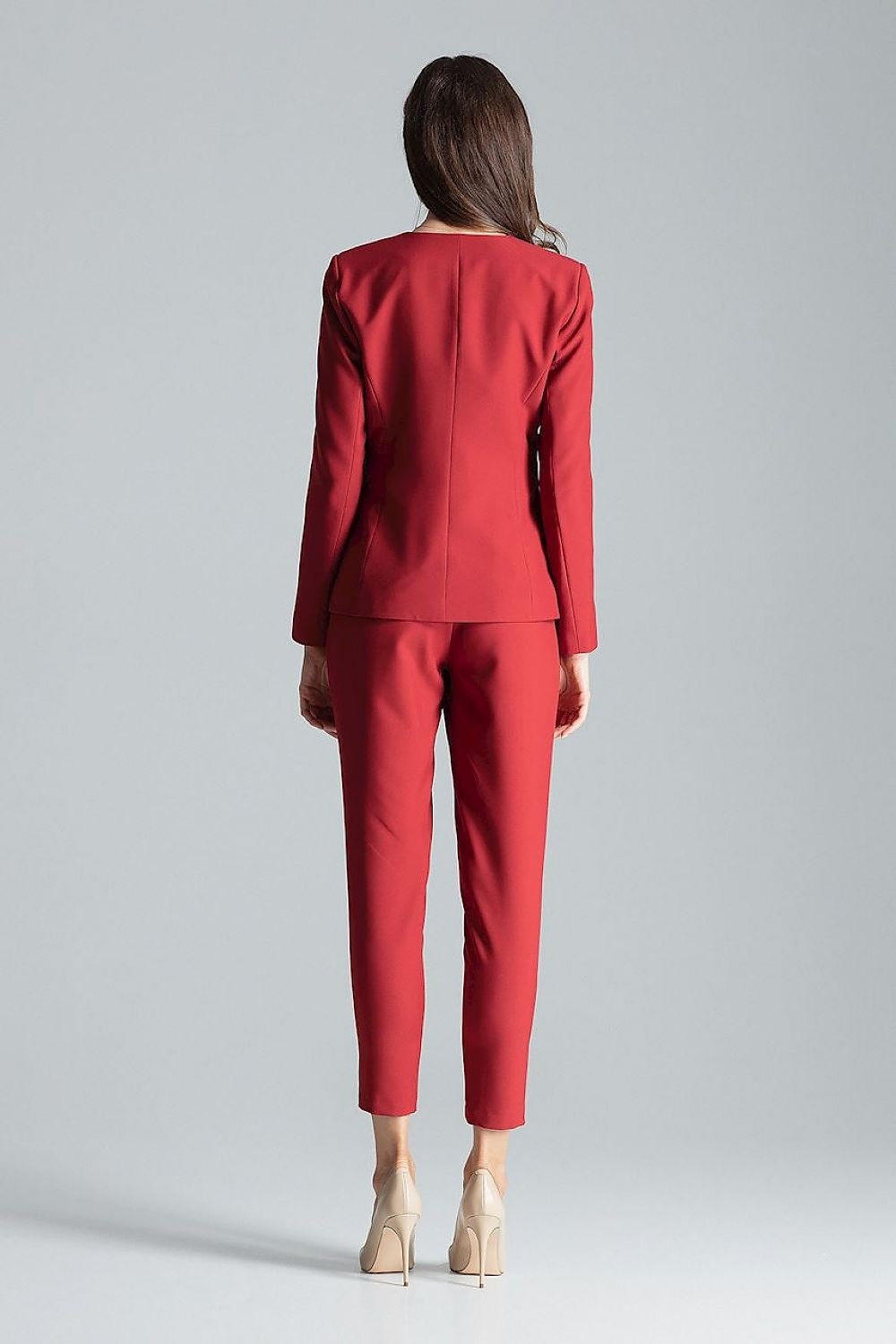 red jacket detail view