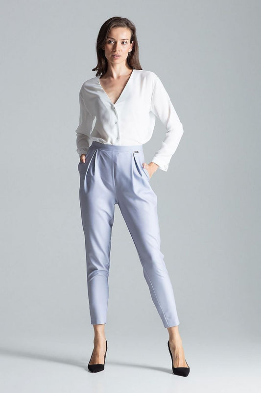grey women trousers front view