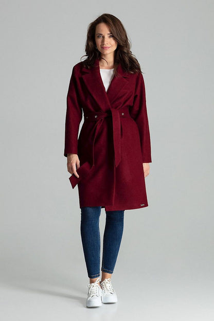 red belted coat alternate angle