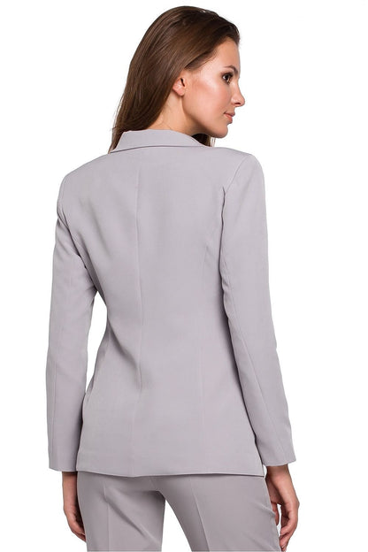 grey jacket detail view