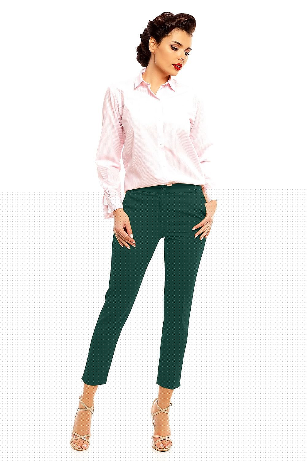 green women trousers front view