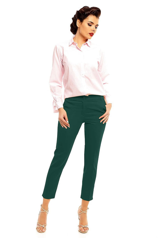 green women trousers front view