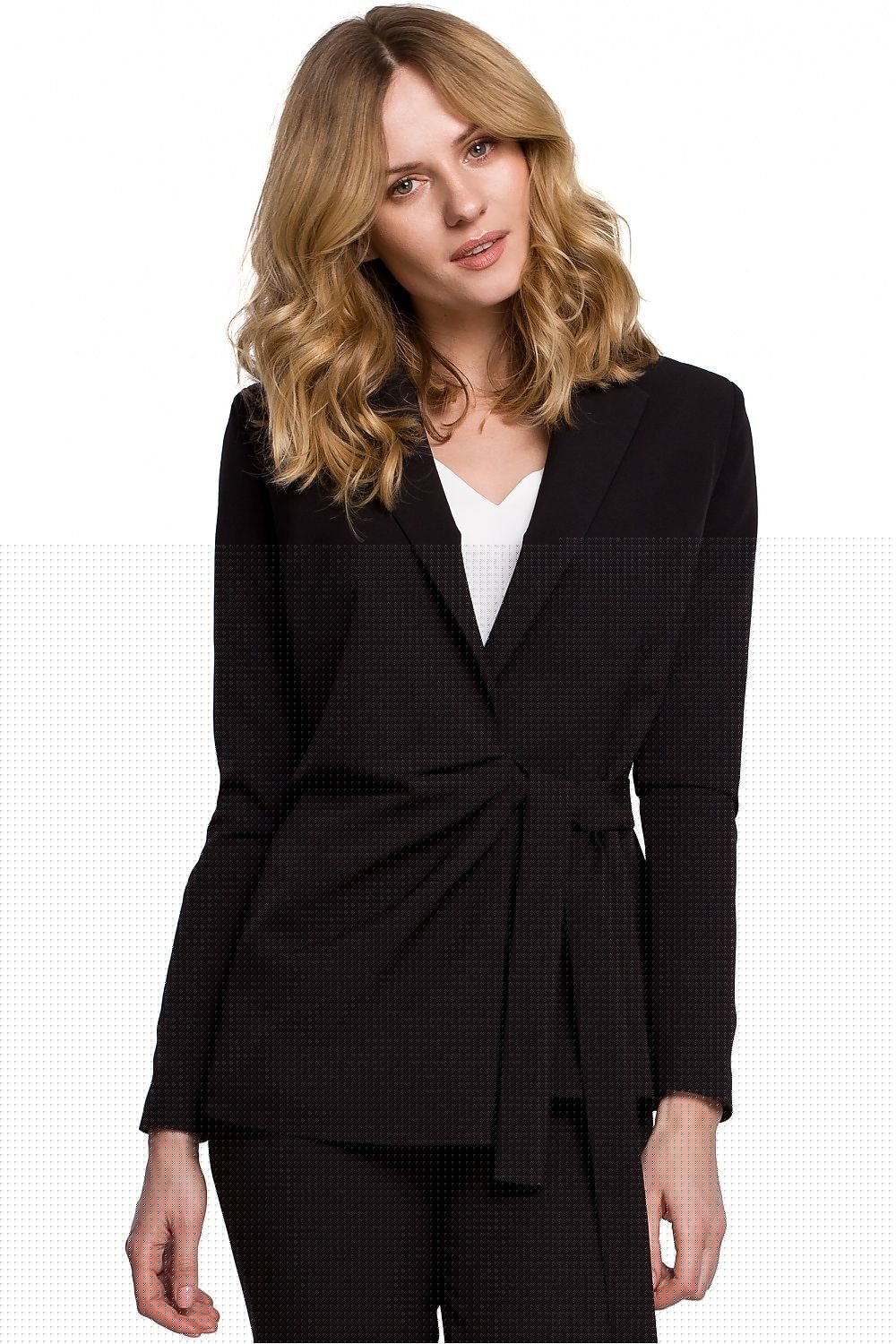 black jacket front view