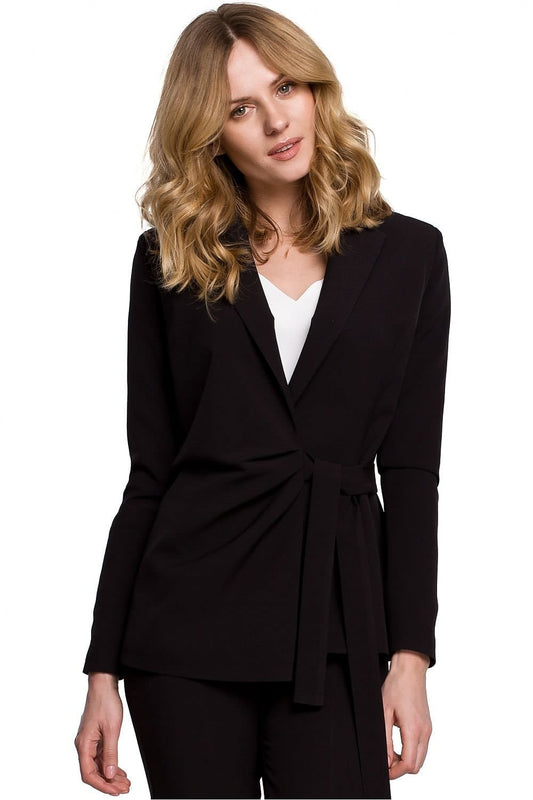 black jacket front view
