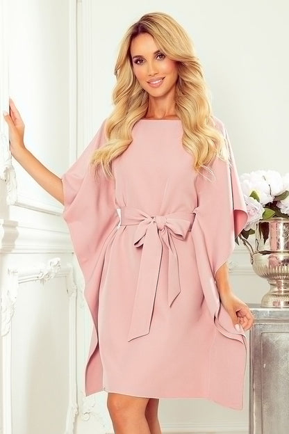 yellow belted day dress view 22