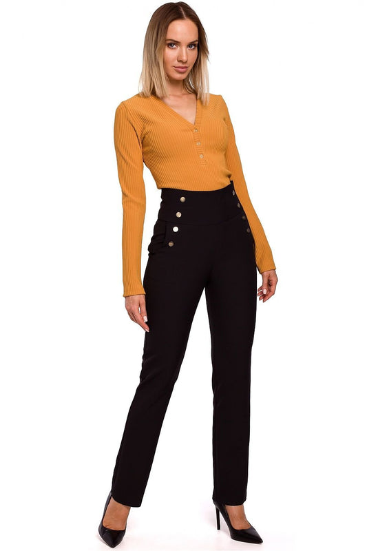 black women trousers front view