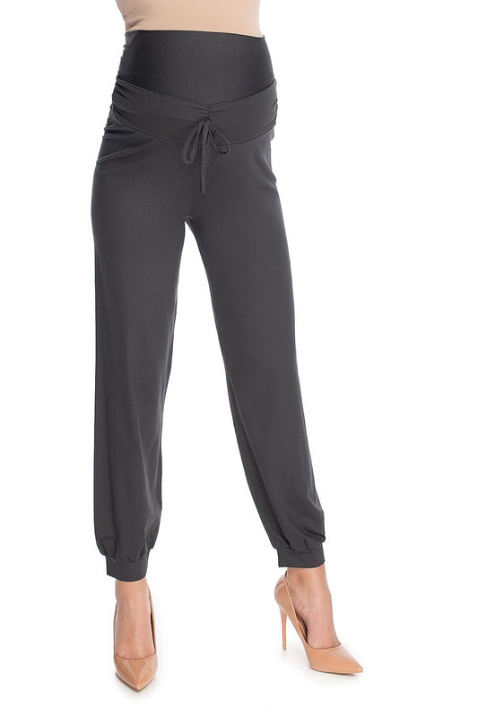grey women trousers front view
