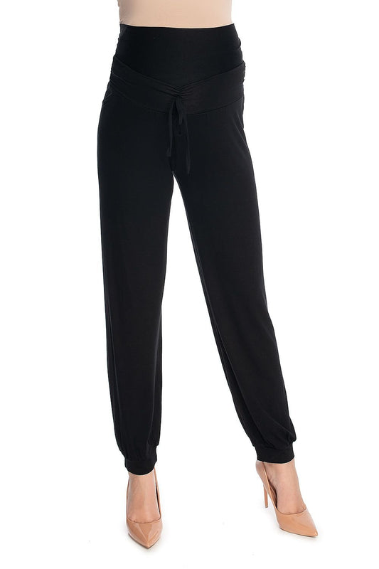 black women trousers front view