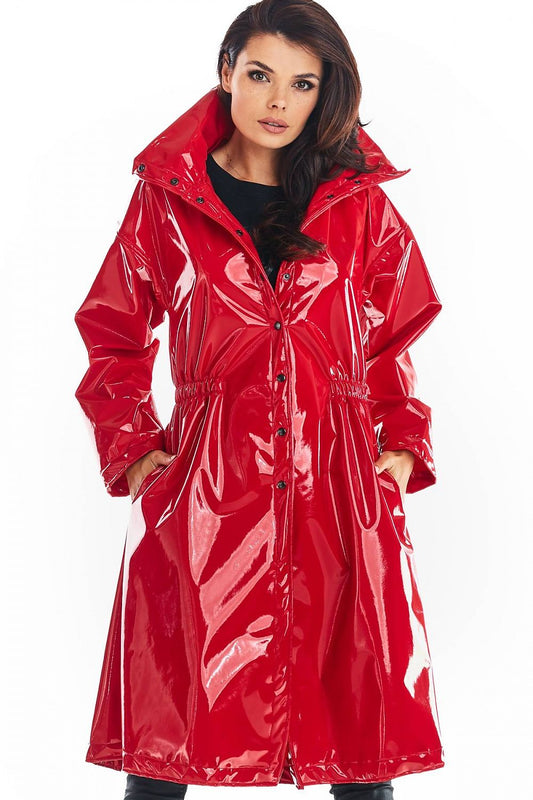 red coat front view