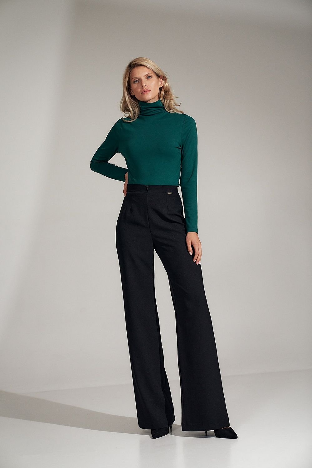black women trousers front view