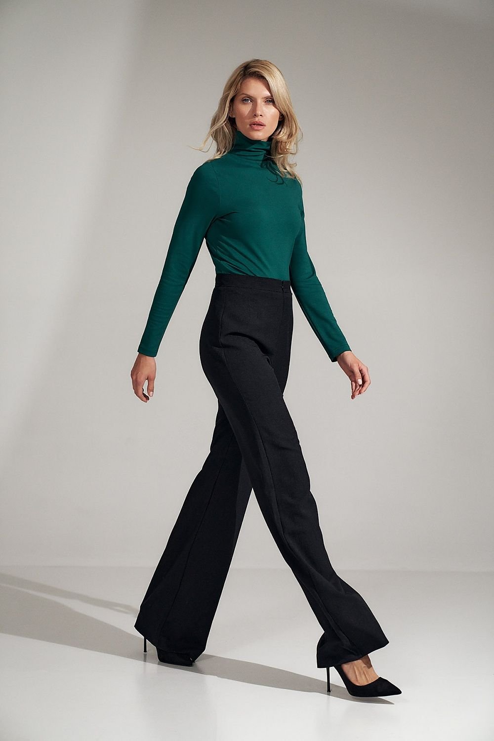black women trousers back view