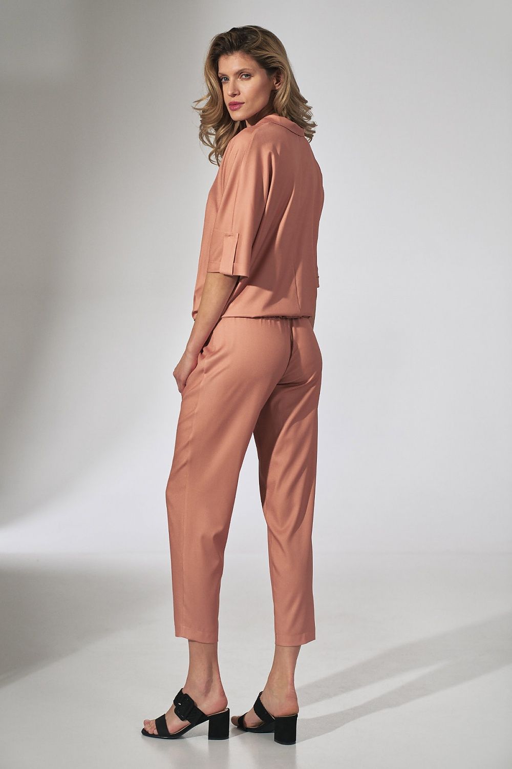 orange women trousers alternate angle