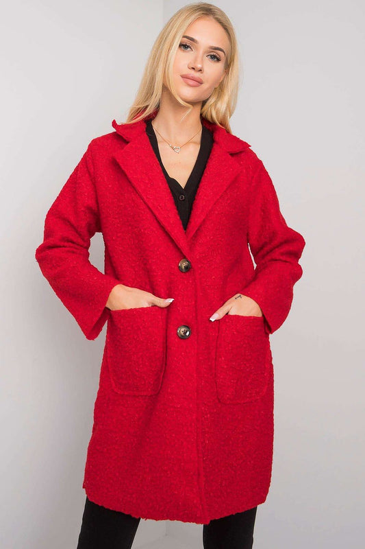 red coat front view