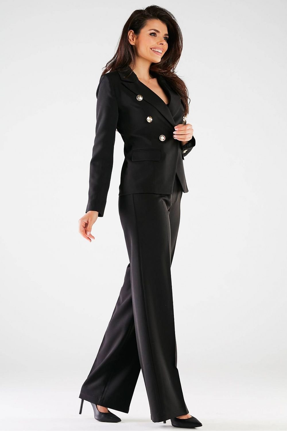 black women trousers detail view