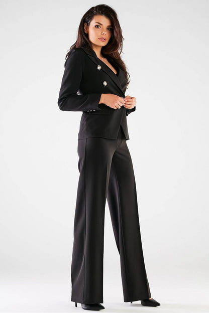 black women trousers back view