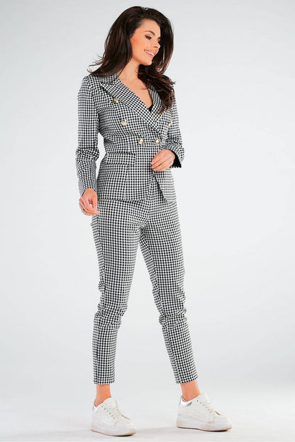 black women trousers back view