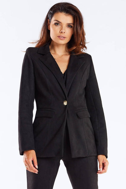 black jacket front view