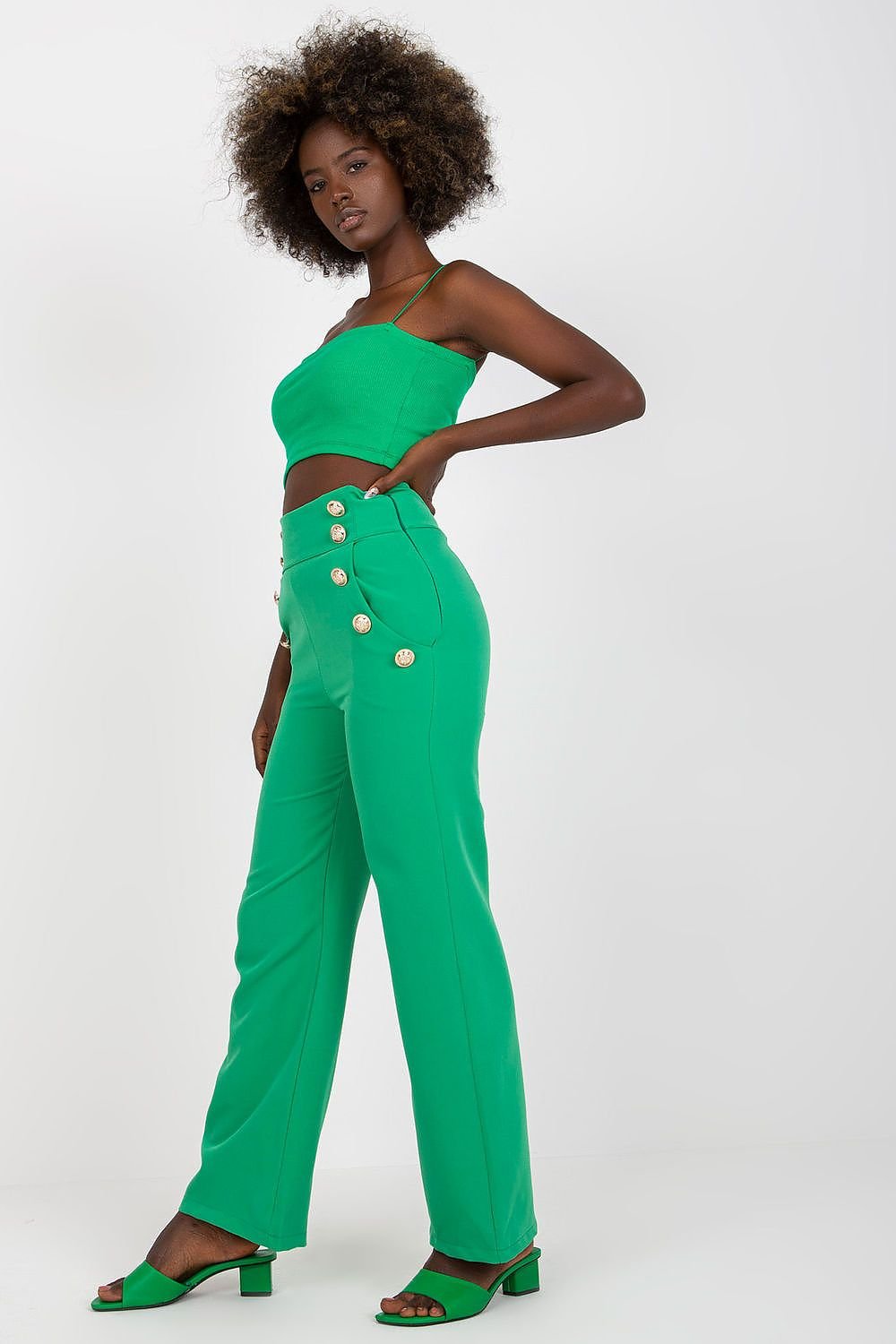 green women trousers alternate angle