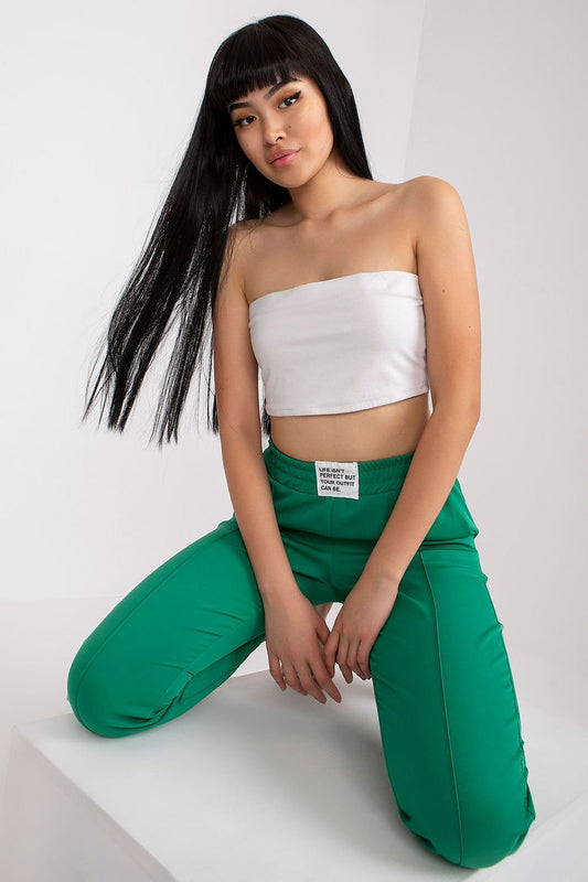 green women trousers front view