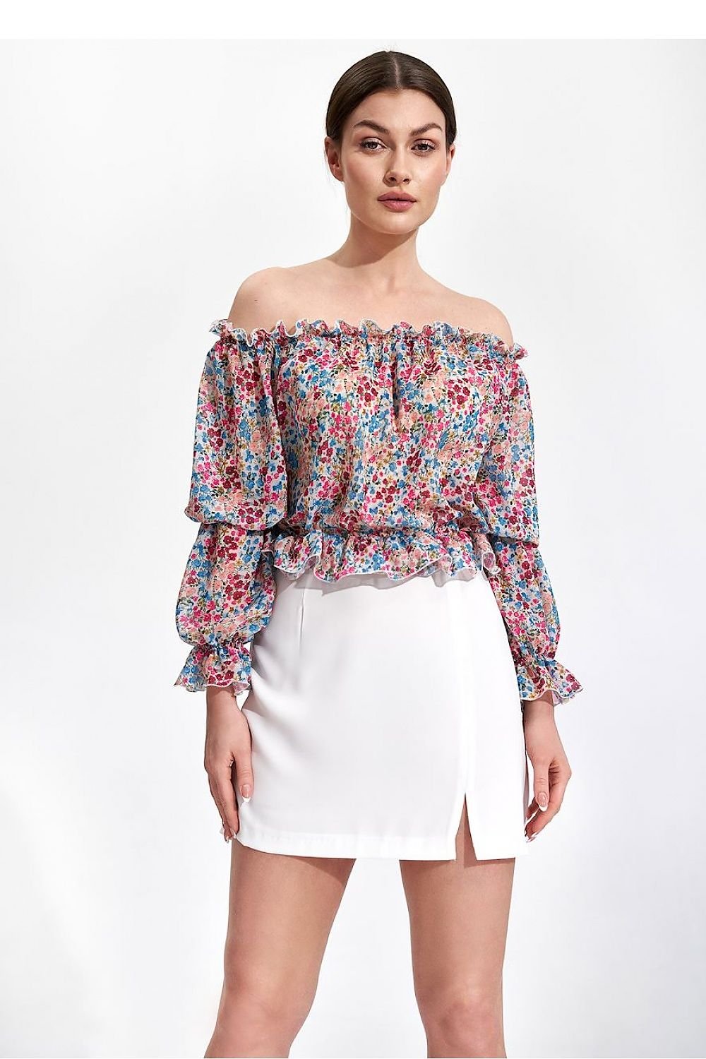 pink mini short skirt view 12