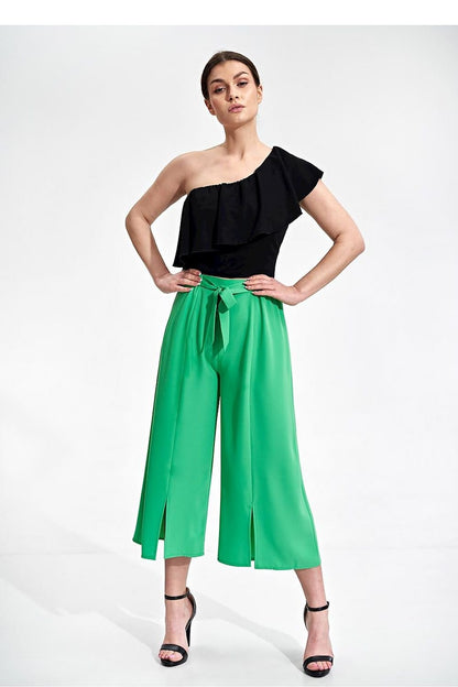 green women trousers front view