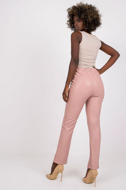 pink women trousers detail view