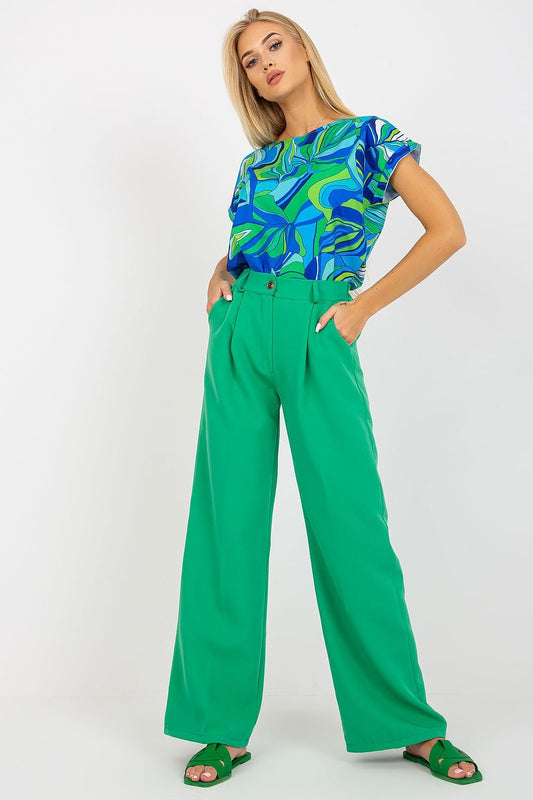 green women trousers front view