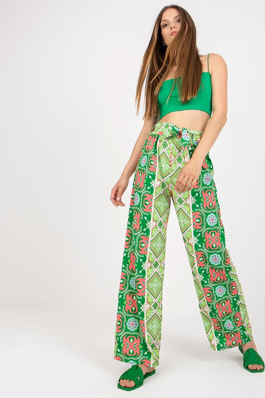 green women trousers front view