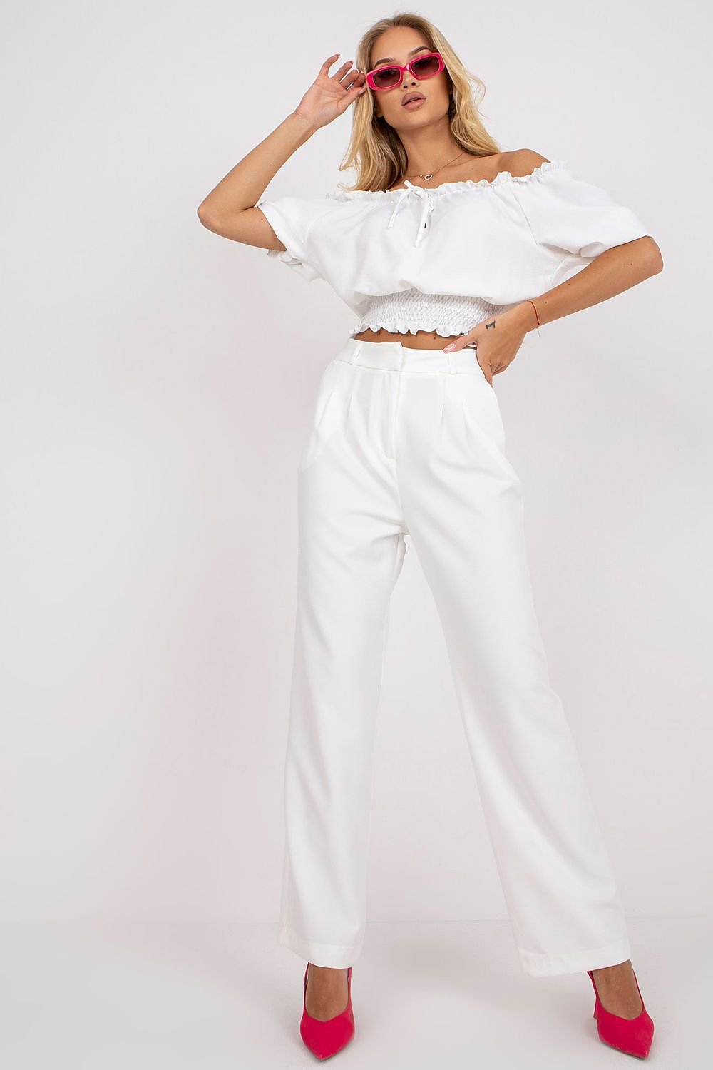 white women trousers alternate angle