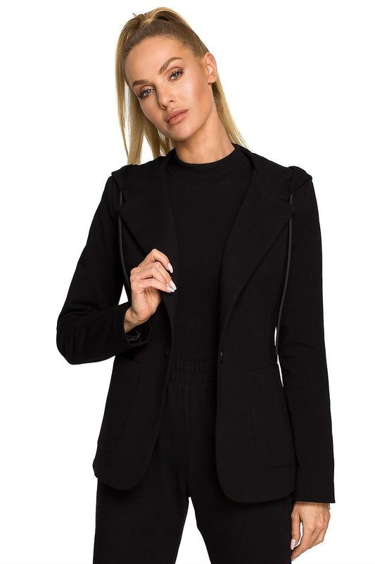 black jacket front view