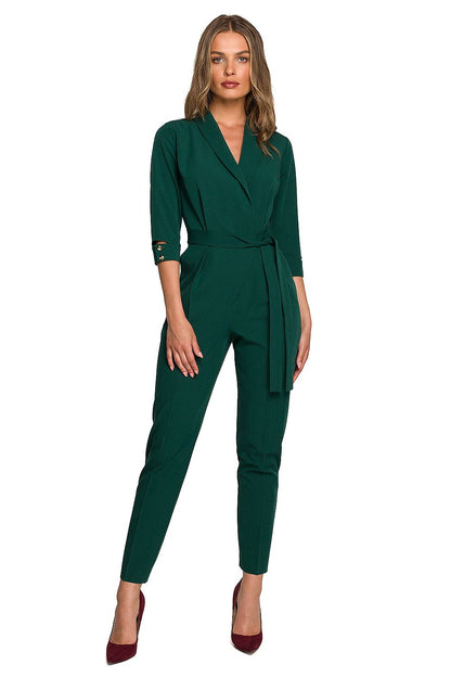 green suit front view