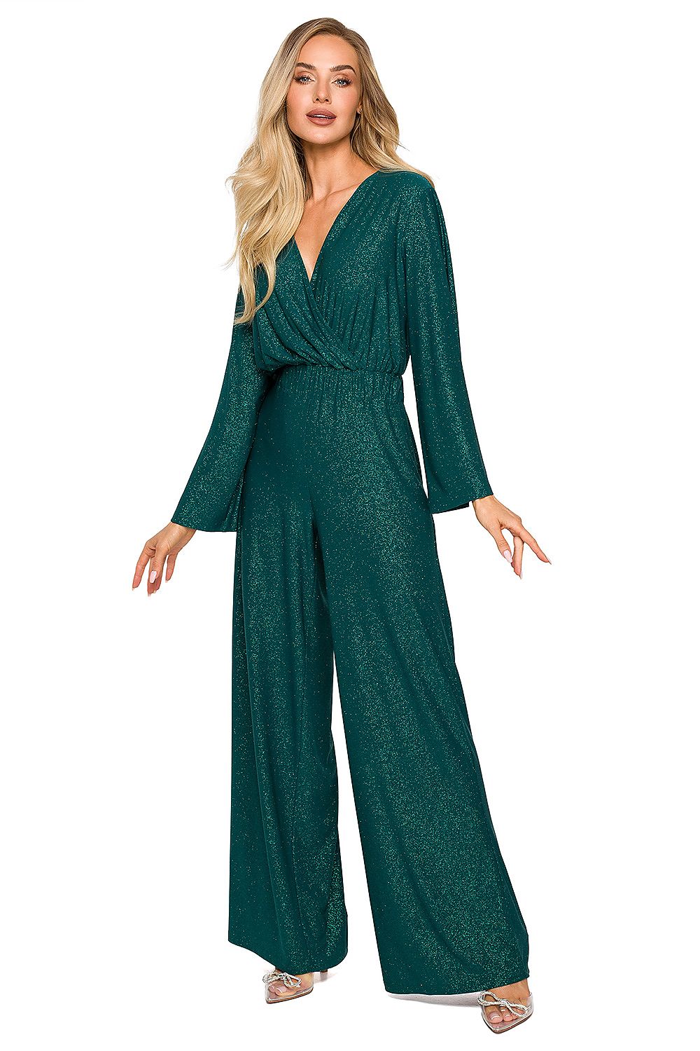 green suit front view