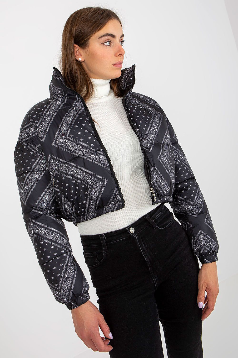 black jacket front view