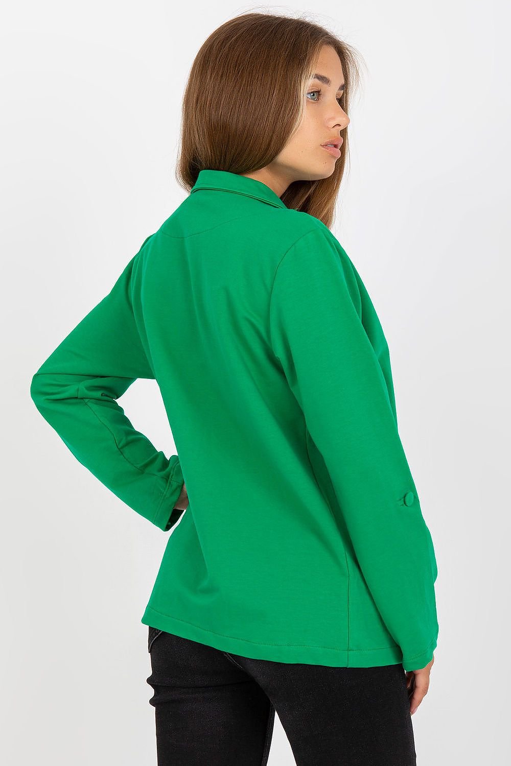 green jacket detail view
