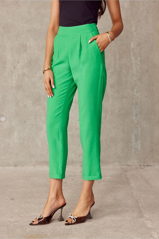 green women trousers front view