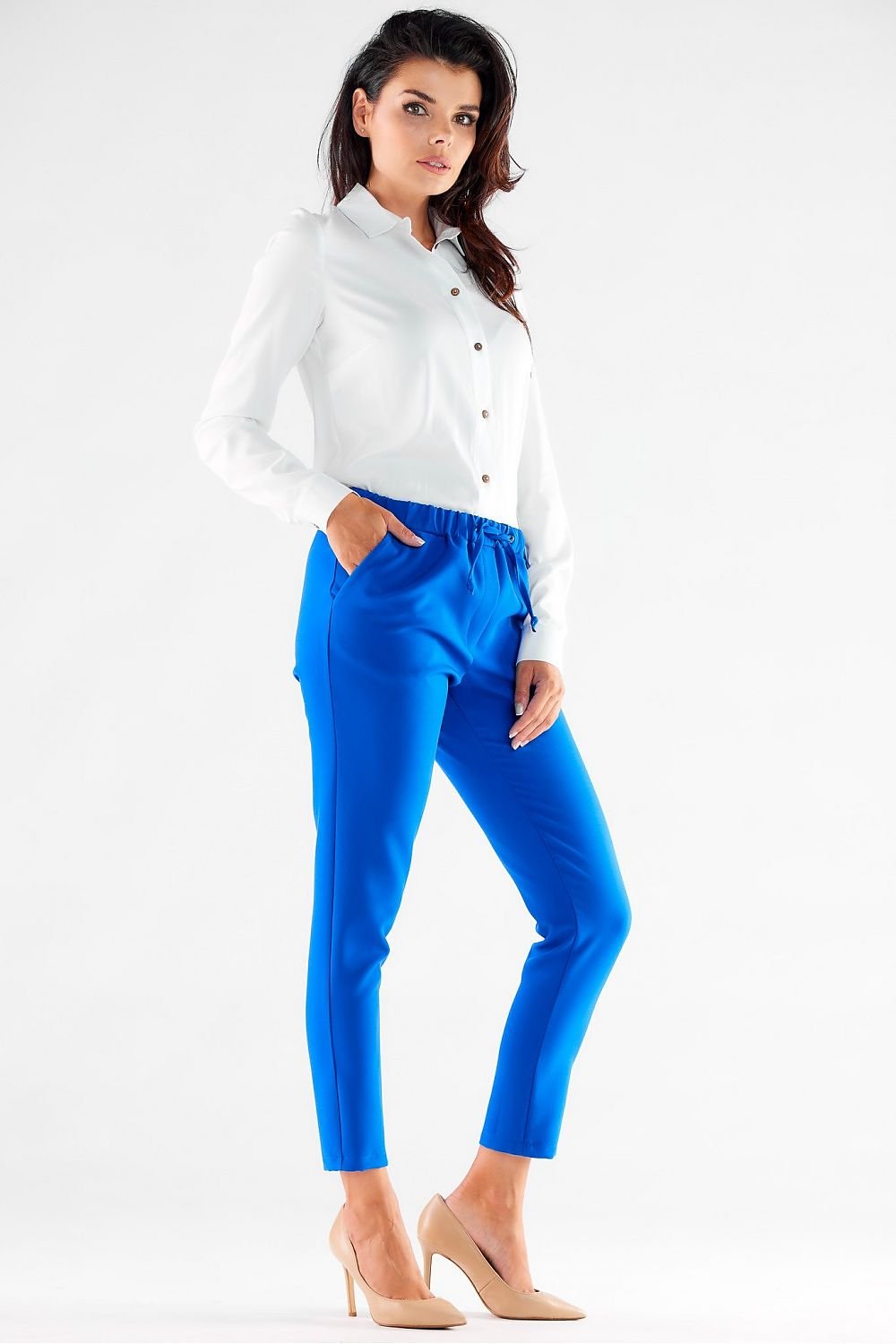 blue women trousers alternate angle